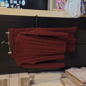 Chart out Sweater Skirt Set